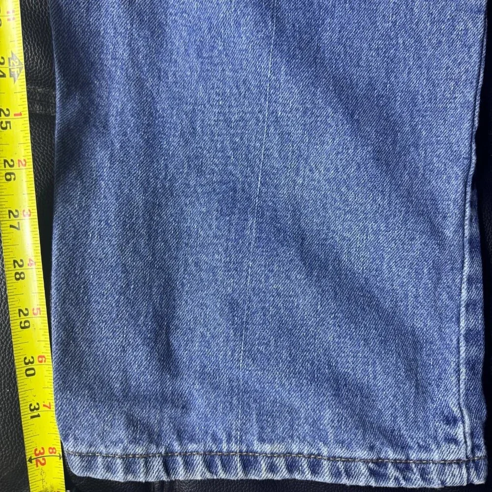Levi Strauss Co. Men's Straight Leg Jeans Blue Denim‎ Light Wash 5-Pocket 42x30